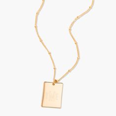 Make a statement with Saylor Pendant. The perfect personalized gift or accessorize your own look. With its unique details, it'll leave a lasting impression on you and everyone who sees it. So don't wait, treat yourself or someone special to a pendant that's truly one-of-a-kind. Available in 14k gold plated brass Pendant size: 3/4" by 5/8" 18" satellite chain with 2" extender Lobster claw closure With engraving this item is FINAL SALE SKU: BYN1226 Engraved Pendant, Lobster Claws, Brass Pendant, Custom Necklace, Lobster Claw, Gold Pendant, Final Sale, Initials, Personalized Gifts