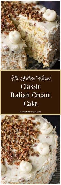 the southern woman's classic italian cream cake