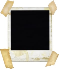 an old fashioned photo frame with torn paper around it