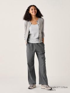 Uniqlo Pants, Baggy Pant, Casual Trousers