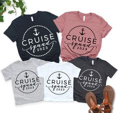 Cruise Squad 2023,Birthday Cruise Shirt,Cruise Shirt,Birthday Trip Shirt,Cruise Vacation Shirt,2023 Family Vacation Shirt,Friends VacationSummer Friend T-shirt,Cruise Squad ShirtRetro Cruise Vibes Shirt Gift For Holiday, Cruise Vacation Shirt, Cruise Birthday Tshirt, Vintage Cruise Apparel,Couple Cruise Tee,Beach Tee ♥ HOW TO ORDER T-SHIRT ♥ 1- Please, Check and Review all Photos. 2- Choose your size from the drop-down menu and add each shirt to your cart one at a time. 3- Select Your Shirt Colo Birthday Cruise Shirt, Friends Vacation, Friend Vacation, Birthday Trip