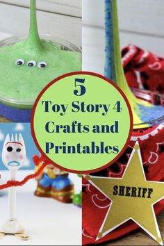 toy story 4 crafts and printables