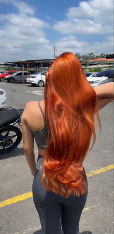 Cupom: CINTIALIMA10 Long Ginger Hair, Pelo Color Vino, Redhead Hairstyles, Pretty Red Hair, Vibrant Red Hair, Shades Of Red Hair, Hair Styels, Red Hair Inspo, Perfect Hair Color