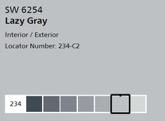 an image of a gray color scheme with the words lazy gray in black and white