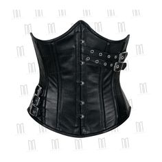 This Exquisite Underbust Corset Is Crafted From High-Quality Genuine Leather, Designed To Enhance Your Curves And Elevate Your Style. Here Are The Key Features: High-Quality Materials: Made From Genuine Leather, This Corset Ensures Durability And A Luxurious Feel. The Front Busk Is Constructed With High-Quality Stainless Steel For Stability And Support. Fashionable Details: Five Fashion Buckles With Grommets Add A Touch Of Edginess And Sophistication. The Black Color Complements Any Outfit And E Black Leather Gothic Corset Belt, Black Luxury Corset Belt For Formal Occasions, Luxury Black Corset Belt For Formal Occasions, Black Leather Corset Belt For Evening, Evening Black Leather Corset Belt, Black Leather Evening Corset, Leather Underbust Corset, Grey Corset, Black Leather Corset