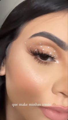 Maquillage On Fleek, Rhinestone Makeup, Prom Eye Makeup, Rave Makeup, Eye Makeup Pictures, Ethereal Makeup, Pinterest Makeup, Makijaż Smokey Eye, Eye Makeup Designs