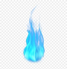 a blue flame on a white background