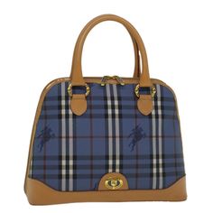 Burberrys Nova Check Hand Bag Pvc Leather Beige Blue Auth 59259 Brand Burberrys Color Beige/Blue Material Pvc Leather Size(Cm) W32cm X H25cm X D14cm(Approx) Size(Inch) W12.6 X H9.8 X D5.5inch(Approx) Style Hand Bag Accessory There Is No Item Box And Dust Bag. We Will Send Only The Item Which Is Put In The Photo. Made In Italy Serial No. - Rank C Condition Outside Surfacerubbing , Slight Lose Shape , Partly Peeling Handlerubbing Metal Fittingsscratches Inside Rubbing , Slight Stain Pocket Rubbing Corner Rubbing , Peeling Odor There Is Keeping(Storage) Smell. Designer Blue Handheld Satchel, Blue Business Satchel With Top Carry Handle, Designer Blue Satchel For Business, Blue Top Handle Satchel For Business, Blue Business Shoulder Bag With Double Handle, Business Blue Shoulder Bag With Gold-tone Hardware, Blue Double Handle Shoulder Bag For Business, Blue Business Satchel, Business Blue Shoulder Bag With Handle Drop