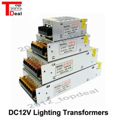 three different types of transformers are stacked on top of each other, with the words dc