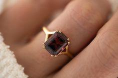 Gem Stone Ring, Ribbed Ring, Ring With Stone, Deco Rings, Ring Inspiration, Red Tourmaline, Radiant Red, Blue Tourmaline, Funky Jewelry