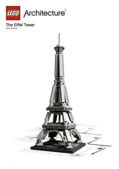 a model of the eiffel tower is shown