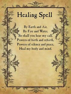 Image result for Real Witch Spells Healing Spell, Kartu Tarot, Halloween Spell Book, Halloween Spells, Spells For Beginners, Magia Das Ervas, Wiccan Magic, Witch Spirituality