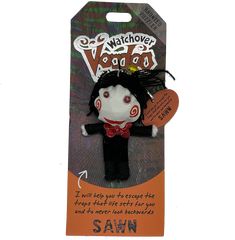 a black and white stuffed animal in a card