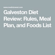 Galveston Diet Review: Rules, Meal Plan, and Foods List Galveston Diet Sample Meal Plan, Gavelston Diet Meals, Galveston Diet Meal Plan Recipes, The Galveston Diet Meal Plan, The Galveston Diet Food List, The Galveston Diet Recipes, Galveston Diet Recipes, The Galveston Diet, Inflammation Remedies