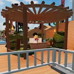 Custom ballon stall of the Theme Park Tycoon 2 Roblox game