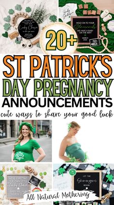 the st patrick's day pregnancy announcement