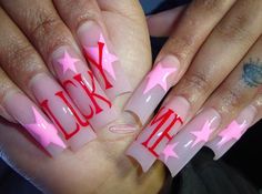 Acrylic Nails Coffin Pink, Long Square Acrylic Nails, Unique Acrylic Nails, Bling Acrylic Nails