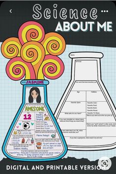 science about me digital and printable versions