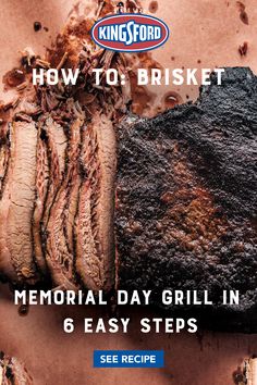 how to brisket memorial day grill in 6 easy steps with king's road recipe