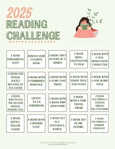 2025 reading challenge free printable // These prompts will encourage you to explore a wide range of genres, authors, and perspectives. // book challenge and reading tracker //#bookjournal #bookaesthetic #readingaesthetic #reading #readingchallenge #bookish #bookstagram // book bingo Book Bingo, Reading Tips, Reading Tracker, Book Challenge, Reading Challenge, Bingo, Authors, Free Printable, Range