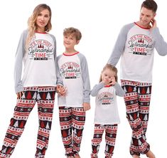 PRICES MAY VARY. ★STYLE FOR WHOLE FAMILY: Combining an adorable MATCHING HOLIDAY PAJAMAS set with these classic Christmas elements, make these family holiday PJs perfect for Christmas festivities. Comes in sizes for everyone of family for a picture-perfect matching look during the holidays. Wearing this comfortable family Christmas pajamas outfits, create family memories and extra fun during the holidays together. ★FUNNY CHRISTMAS PAJAMAS FOR FAMILY: If you want to have a festive holiday, having Matching Family Christmas Pajamas Pajamagram, Matching Christmas Pajamas Family Plus Size, Matching Christmas Pajamas Family Photos Big Family, Chirstmas Family Pjs, Family Christmas Pajamas Pictures Outdoor, Matching Chrstmas Pajamas, Christmas Matching Pajamas Sisters, Black And White Family Christmas Pajamas, Family Of 3 Christmas Pj