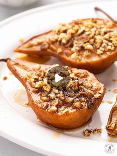 Baked Pears Recipe, Baked Pears, Pear Recipes, Pot Roast Recipes, Holiday Dessert, Roast Recipes, Holiday Desserts, Pot Roast, Super Easy