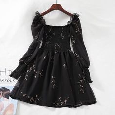 Black Vintage Flower Long Puff Sleeve Chiffon Mini DressS size: Bust 58 (large elasticity) Waist 60 (large elasticity) Sleeve length 65 Clothing length 76







M size: Bust 62 (large elasticity) Waist 64 (large elasticity) Sleeve length 66 Clothing length 77



L size: Bust 66 (large elasticity) Waist 68 (large elasticity) Sleeve length 67 Clothing length 78



XL size: Bust 70 (large elasticity) Waist 72 (large elasticity) Sleeve length 68 Clothing length 79









1 Black Dress Vintage, Vintage Black Dress, Chiffon Dresses, Chiffon Mini Dress, Bullet Points, Black Party Dresses, Dress Chiffon, Korean Casual, Mini Robes