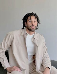 Italian And Black Mixed Men, Old Money Black Men, Rich Black Man Aesthetic, Fine Black Males, Black Men Aesthetic, Jax Kingston, Create A Wardrobe, Spiritual Fashion