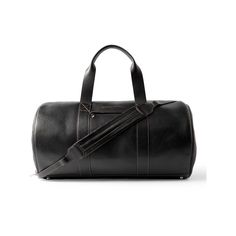 Brunello Cucinelli's duffle bag is a sensible investment for overnight trips and short breaks, both business and pleasure. It's been crafted in Italy from leather and has capacity for up to 52 litres' worth of packing. The contrasting handles give it both structure and an added sense of refinement. Classic Black Travel Bag With Leather Trim, Elegant Smooth Grain Duffle Bag For Business Trips, Luxury Briefcase For Overnight Trips, Classic Formal Duffle Bag With Leather Trim, Classic Duffle Bag With Smooth Grain For Overnight Trips, Elegant Business Duffle Bag With Smooth Grain, Formal Leather Travel Bag With Leather Trim, Classic Duffle Bag For Overnight Trips, Timeless Black Bag For Business Trips