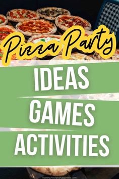 pizza party ideas games and activities for kids