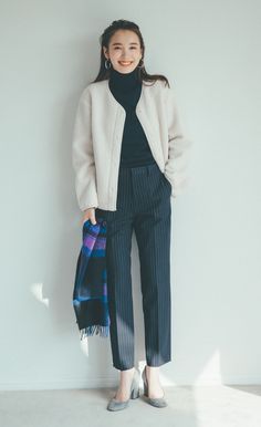 Professional Work Outfit, Wardrobe Update, Winter Outfit Inspiration, Office Casual, Fashion Studio, Business Casual Outfits, Japanese Fashion, First Order, Parisian Style