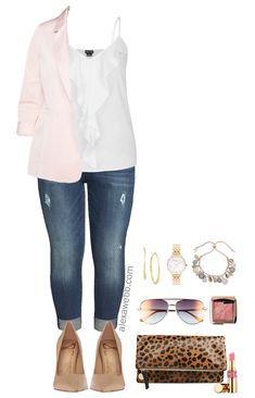 Plus Size Blush Blazer {2 Ways} - Plus Size Outfit Ideas - Plus Size Fashion for Women - alexawebb.com #plussize #alexawebb Blush Blazer Outfit, Blazer Outfit Plus Size, Clothes For Women Plus Size, Blush Blazer, White Top Jeans, Plus Size Outfit Ideas, Plus Zise, Ideas Clothes, Plus Size Style