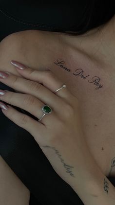 Lana Del Rey Tattoo Inspo | Lana Tattoo | Paradise | Lanita Lana Del Rey Tattoo, Cute Tats, Lifestyle Goals, Stars Design, Rich Money, Classy Tattoos, Discreet Tattoos