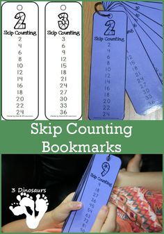 the bookmarks are numbered in blue and have numbers to match them up with each other