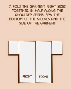 the diagram shows how to fold an origami shirt