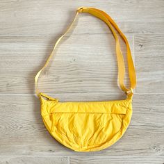 Nwot All In Motion Nylon Sling Crossbody Bag Yellow, Has A Front Pocket, Main Pocket, And Small Inside Zipper Pocket. Water Resistant. Size: 7” X 13” At The Widest Point Across The Top Bundle For Discounts! All Items Are Buy One Get One Free! Nylon Crossbody Shoulder Bag, Yellow Nylon Bag For Outdoor, Summer Nylon Shoulder Bag With Adjustable Strap, Summer Packable Nylon Shoulder Bag, Packable Nylon Shoulder Bag For Summer, Yellow Nylon Bag With Adjustable Strap, Summer Nylon Shoulder Bag With Pockets, Nylon Shoulder Bag With Adjustable Straps For Outdoor, Outdoor Nylon Shoulder Bag With Adjustable Straps