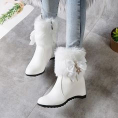 Winter Boots With Zipper Closure And Flat Heel, Winter Martin Boots With Zipper And Flat Heel, Winter Ankle Booties With Zipper Closure, Winter Ankle-high Booties With Zipper Closure, White Winter Platform Boots With Zipper, White Platform Boots With Zipper For Winter, Trendy Winter Wedge Boots With Flat Heel, Trendy Winter Wedge Boots, White Winter Moto Boots