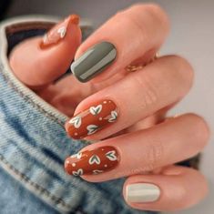 Turkey Nails, 2023 Nails, Simple Fall Nails, Fall Nail Trends, Fall Gel Nails, Cute Nails For Fall, Lady Fingers, Cute Gel Nails