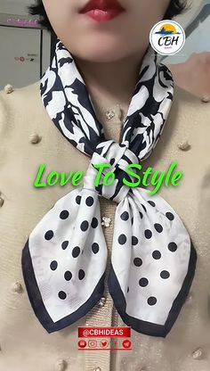 how to wear scarf in new style Custom Bling, Small Scarf, Scarf Shirt