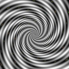 an abstract black and white spiral background