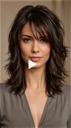 +mid length haircut, cute layered haircut mid length face framing, cute layered haircut mid length teens, cute layered haircut mid length curly, cute layered haircut mid length face framing haircuts..!! Choppy Bob For Thick Hair, Short Silver Hair, Wavy Hairstyles, Short Choppy Hair, Hair Tutorials For Medium Hair