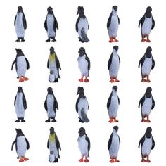 Description The item is a set of 32pcs vivid penguin model toy. Each penguin stands with its typical posture, allowing you to place it anywhere for decoration. Great for teaching children to learn with fun or inspiring your child's mind and imagination. Features - Color: As Shown - Material: PVC. - Size: 5.00x2.00x1.50cm/1.97x0.79x0.59inch. - A wonderful gift for your kids, help them learn more about the penguins. - Made of premium PVC material, which is durable and practical for long-lasting us Moss Christmas, Ladybug Decor, Terrarium Figurines, Penguin Ornaments, Animal Cupcakes, Garden Figurines, Ocean Kids, The Penguins, Ocean Park