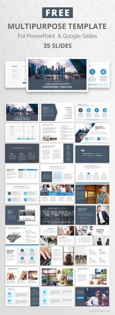 Multipurpose PowerPoint Template Best Powerpoint Presentations, Powerpoint Layout, Business Powerpoint Presentation, Powerpoint Design Templates, Business Portfolio, Powerpoint Presentation Design, Presentation Design Template