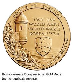 Inside the Mint: Congressional Gold Medal Awarded to the 65th Regiment, the Borinqueneers - Coin Community Forum Afro Boricua, Marathon Medal, Puerto Rican Culture, Bronze Plaque, Commemorative Coins