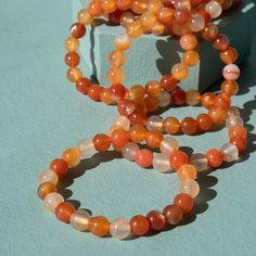 Carnelian Bracelet 8mm – Crystal Love Collective Carnelian Chakra, Kidney Problems Signs, Carnelian Properties, Release Anger, The Sacral Chakra, Earth Wind & Fire, Physical Healing, Earth Wind, Carnelian Bracelet