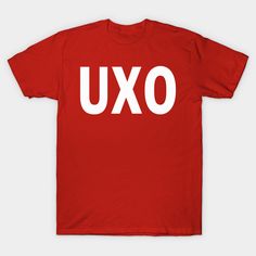 Loud and proud UXO t-shirt -- Choose from our vast selection of Crewneck and V-Neck T-Shirts to match with your favorite design to make the perfect graphic T-Shirt. Pick your favorite: Classic, Boxy, Tri-Blend, V-Neck, or Premium. Customize your color! For men and women. Christmas T Shirt Design, Red Fits, Orange T Shirts, Typography Tshirt, Christmas 2019, Asian Style, Long Sweatshirt, Shirt Design, V Neck T Shirt