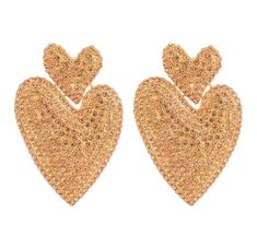 Add a touch of glam to any outfit with our Hearts of Hearts Statement Earrings. Featuring heart-shaped detailing, these earrings are the perfect accessory to show off your love for fashion. Made with quality materials, these earrings will elevate any look and make a statement. Heart Geometric, Holiday Party Jewelry, Geometric Crystal, Popular Earrings, Vintage Champagne, Crystal Dangle Earrings, Wedding Party Jewelry, Heart Dangle Earrings, Party Earrings