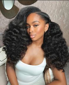 Heat Free Hair, Big Wavy Hair, Fall Haircut, Heat Free Hairstyles, Haircut For Black Women, Fall Hair Cuts, Type 4 Hair, Blowout Hair, Hair Advice