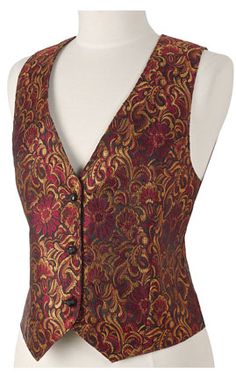 Brocade Waistcoat For Women, Waistcoat Designs Women, Brocade Jackets Women, Dresses With Turtle Neck, Ladies Jacket Designs, Turtle Neck Dresses, Brocade Vest, Women Vests, Ladies Waistcoat