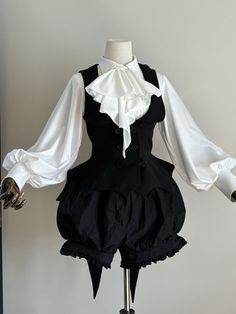 Black Gothic Lolita Bat Wings Hemline Waistcoat Punk Mohawk, Ouji Fashion, Sewing Things, Costume Inspo, Fashion Enthusiast, Dress Inspo, Gothic Beauty, Fancy Outfits, Fantasy Clothing